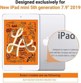 img 3 attached to 📱 MoKo Защитный экран PET: Пленка для написания как на бумаге и антибликовая для iPad Mini 5 (2019) - Матовая отделка, прозрачная защита