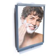 ultimate fogless shower mirror by toilettree products: includes squeegee and travel bag for a clear bathroom experience logo
