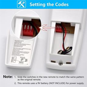 img 2 attached to Replacement Ceiling Fan Remote Control for Hampton Bay Hunter - UC7078T CHQ7078T CHQ8BT7078T Standard-RR7079T L3H2010FANHD L3H2014FANHD Fan-HD HD5 (Remote Only)