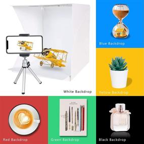 img 2 attached to 📸 QYXINC 12.8"x12" Portable Photo Light Box: Enhance your Photography with Portable Studio Lighting