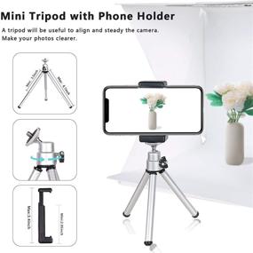 img 1 attached to 📸 QYXINC 12.8"x12" Portable Photo Light Box: Enhance your Photography with Portable Studio Lighting