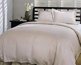 img 2 attached to Supreme 350TC Cotton Damask White Down Comforter - Full/Queen by Blue Ridge Home Fashions