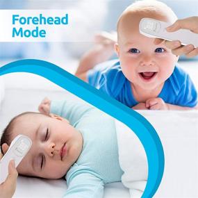 img 3 attached to Accurate and Reliable Medical Grade Touchless Temporal Forehead Thermometer: Non-Contact 🌡️ Infrared for Adults, Kids, and Babies - Certified, Fever Vibrate Alarm, Instant Reading!