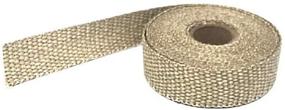 img 1 attached to Newtex ZetexPlus 1 inch x 15 feet Tan Exhaust Header Wrap - High Temp Fiberglass Heat Tape for Muffler Pipes and Motorcycle Exhaust - Made in USA