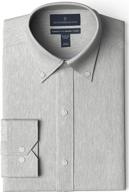 amazon brand buttoned tailored fit pinpoint men's clothing in shirts logo