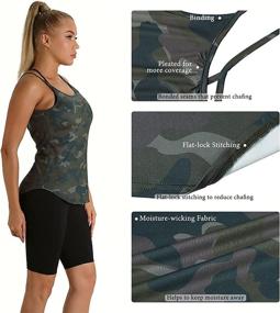 img 1 attached to 👚 Icyzone Backless Yoga Tops for Women: Sleek Workout Tank Tops for Enhanced Performance