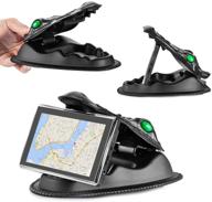 📱 hapgo universal smartphone gps vehicle mount holder for iphone 6/7/8 series, x, samsung s8/note8, garmin, nuvi, tomtom, via go, and other smartphones and 4-7inch gps devices - nonslip dashboard mount logo