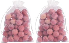 img 4 attached to 🌲 Brite Lightingtech Cedar Balls: Premium Red Cedar Balls for Closets and Drawers, 60PCs with 2 Satin Bags - Optimal Clothes Storage Solution