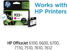 img 3 attached to HP 933XL Magenta Ink Cartridge for HP OfficeJet 6100, 6600, 6700, 7110, 7510, 7600 Series (CN055AN)