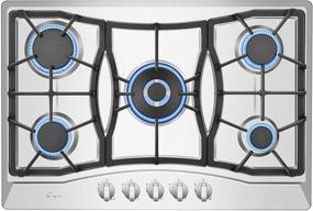 img 4 attached to Empava Stainless Burners Cooktop EMPV 30GC0A5