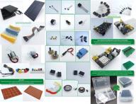🔋 enhanced electronics kit: solar panel included and additional features logo