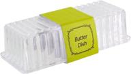 gov acrylic plastic butter dish logo