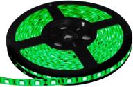 🟢 brilliantly bright green led strip light: inextstation 16ft/5m smd5050 300 leds, 12v flexible non-waterproof led tape (adapter not included) логотип