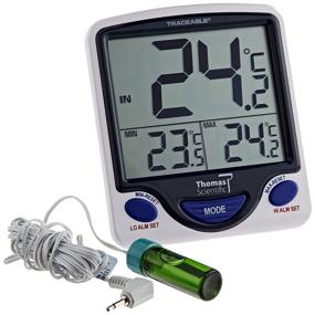 img 1 attached to 🌡️ Control Traceable 4648 Jumbo Display Vaccine Thermometer: Accurate Readings from -50°C to 70°C (-58°F to 158°F) Range, with 0.1° Resolution