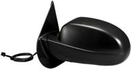 🔍 driver side mirror for avalanche, silverado/sierra 1500/2500/3500, suburban, tahoe, yukon, denali/xl, silverado/sierra hybrid - fit system, black/ptm, folding, heated power logo