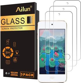 img 4 attached to Защитное стекло Ailun Tempered Glass Screen Protector, совместимо с портативными аудио и видео устройствами, для [поколение]