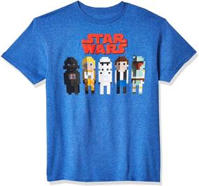 img 4 attached to 👕 STAR WARS boys' Darth Vader logo T-Shirt