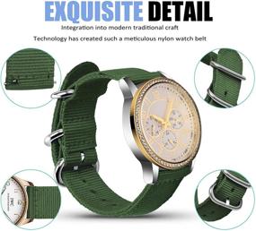 img 1 attached to Vibrant OLLREAR Unisex Nylon Watch Colors: A Stylish & Durable Timepiece