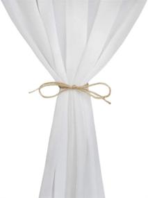img 3 attached to 👰 Socomi 10ft Ivory Chiffon Table Runner - Romantic Wedding Decorations, Sheer Bridal Party Runner, 29x120 Inches