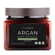 🌿 revitalize and repair: profashion hair mask argan oil with keratin protein - hydrating damage remedy for damaged hair - ultra moisturizing hair care 500ml logo