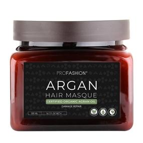 img 4 attached to 🌿 Revitalize and Repair: Profashion Hair Mask Argan Oil with Keratin Protein - Hydrating Damage Remedy for Damaged Hair - Ultra Moisturizing Hair Care 500ml