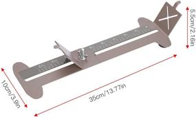 img 2 attached to Набор VGEBY Paracord Jig: инструмент для ремесла DIY с нержавеющей стальной рамой, плетеным веревком, пряжкой, карабином.