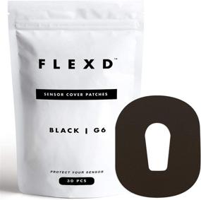 img 4 attached to 🔘 Flexd G6 Adhesive Patches (30 Pcs) – Black – Durable Waterproof Overpatches for G6