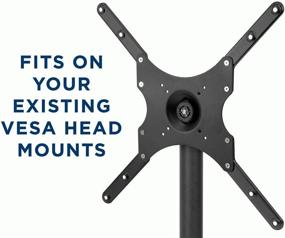 img 3 attached to 📺 Mount-It! VESA Mount Adapter Kit for 32-55 Inch TVs, Converts 200x200 to 300x300 & 400x400 mm, with Included Hardware - TV Wall Mount Bracket Adapter