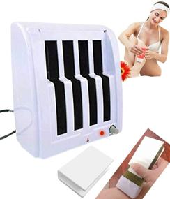 img 4 attached to SAVBIN Roll-On Depilatory Cartridge Soft Wax Warmer: Professional Salon Quality for At-Home Self Waxing (4-Cartridge Capacity)