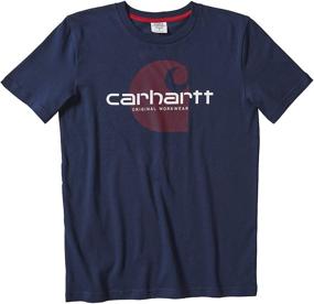 img 1 attached to Carhartt Short Sleeve T Shirt Hunter Boys' Clothing and Tops, Tees & Shirts