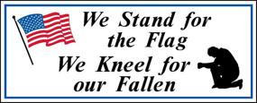 img 1 attached to Stand Flag Kneel Fallen Value