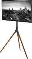 📺 vivo artistic easel stand tv mount - adjustable 45-65 inch led lcd screen display stand with swivel & tripod base - stand-tv65a logo
