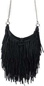 img 2 attached to Lanpet Fringe Tassel Leisure Shoulder Women's Handbags & Wallets