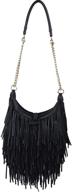 lanpet fringe tassel leisure shoulder women's handbags & wallets logo