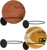 🏀 wallniture sporta ball storage rack wall mounted set of 4: optimal organization for soccer, volleyball, and basketball balls logo