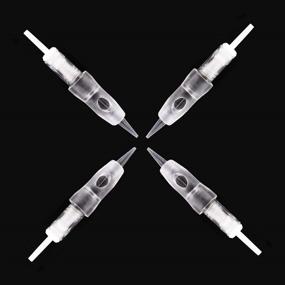 img 3 attached to 🔒 High-Quality Safety Membrane Needle Cartridge Set - 10PCS M3 | Compatible with Meraki, Intelli, Arrow & Lady PMU Machine by Mellie Microblading | 1RL.25mm