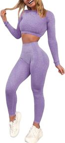 img 4 attached to YOFIT Workout Seamless Leggings Athletic Sports & Fitness in Team Sports