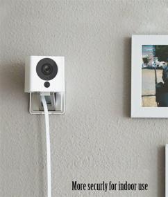 img 1 attached to Enhance Security with (Pack of 4) Wyze Cam V2 Wall Mount Bracket: Full Install Kit for Indoor/Outdoor 1080p HD Cameras