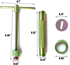 img 2 attached to 🔧 Versatile Clay Tools: Stainless Steel Extruder for Sugar Paste, Churro Maker & Clay Press