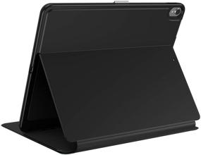 img 4 attached to 📱 12.9 inch iPad Pro Speck Presidio Folio Case: Black Protective Tablet Cover with Drop Protection