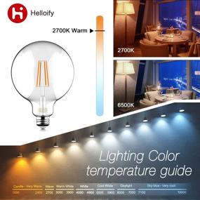 img 3 attached to 💡 Dimmable G25 Decorative Bulb by Helloify