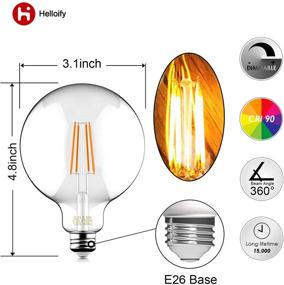 img 2 attached to 💡 Dimmable G25 Decorative Bulb by Helloify