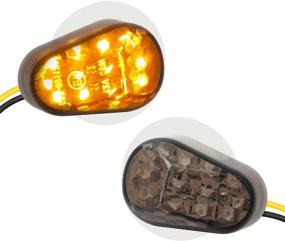 img 4 attached to 🔦 Прикуривание галтованного сигнала поворота с индикатором светодиодного света для Yamaha YZF R1 R6 R6S, универсальный мотоцикл 12V - NTHREEAUTO