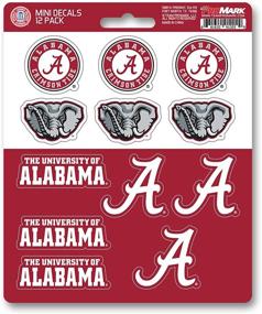 img 1 attached to 🏈 Fanmats NCAA Mini Decal Set - Unisex-Teen, Pack of 12