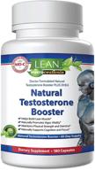 💪 boost testosterone levels naturally with lean nutraceuticals md certified testosterone booster for men over 50 - enhance stamina, endurance, and strength | 180 caps logo