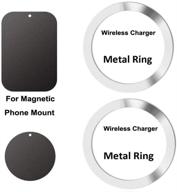 🔌 enhanced wireless charger with magnet attracting ring & magnetic phone mount holder logo