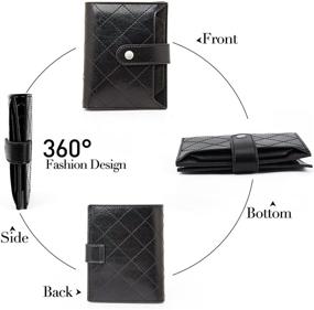 img 2 attached to LAORENTOU Leather Wallets Bifold Zipper Women's Handbags & Wallets in Wallets