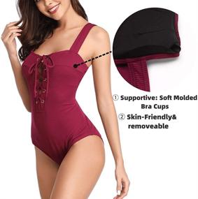 img 1 attached to 👙 Sands Coast Monokini Swimwear: Women's Clothing Swimsuits