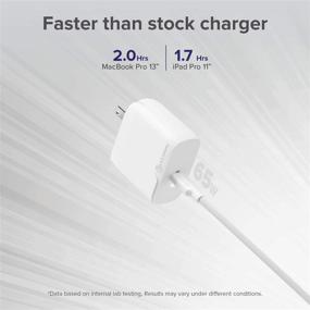 img 2 attached to ALOGIC 65 Вт USB-C настенное зарядное устройство: технология GaN Fast, PD Power Delivery 3.0 для ноутбука, мобильного устройства, планшета и других устройств.