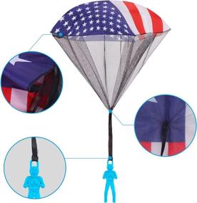 img 2 attached to 🪂 American Soldiers Outdoor Parachute Throwing: Experience the Thrill!